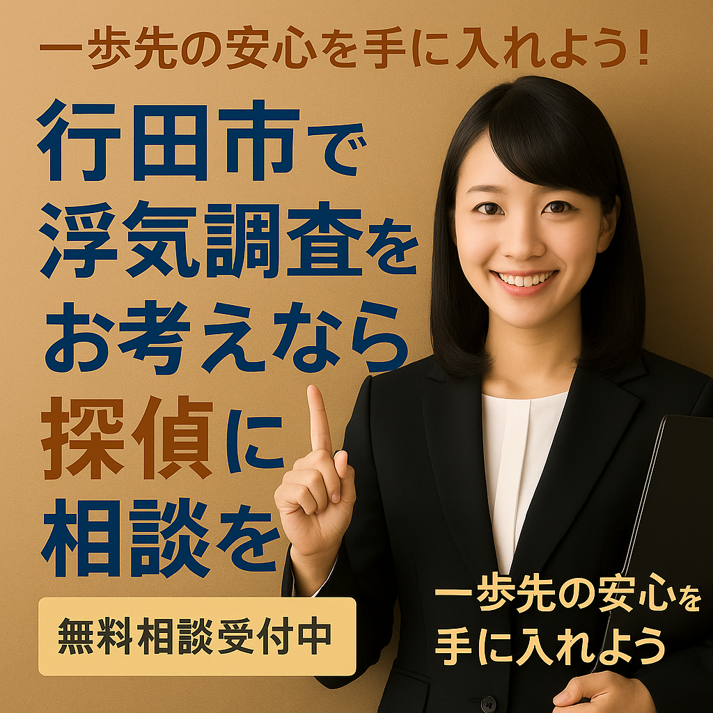 行田市の浮気調査・探偵 対応エリア｜総合探偵社R.A.D