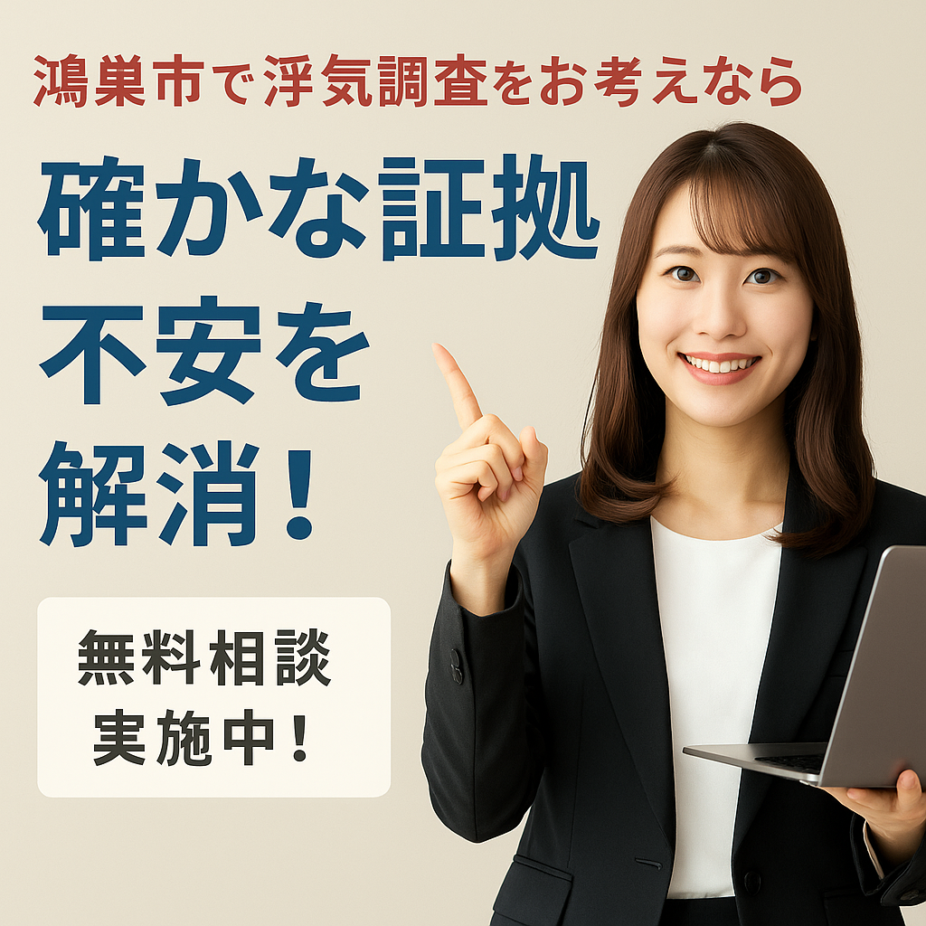 鴻巣市の浮気調査・探偵 対応エリア｜総合探偵社R.A.D