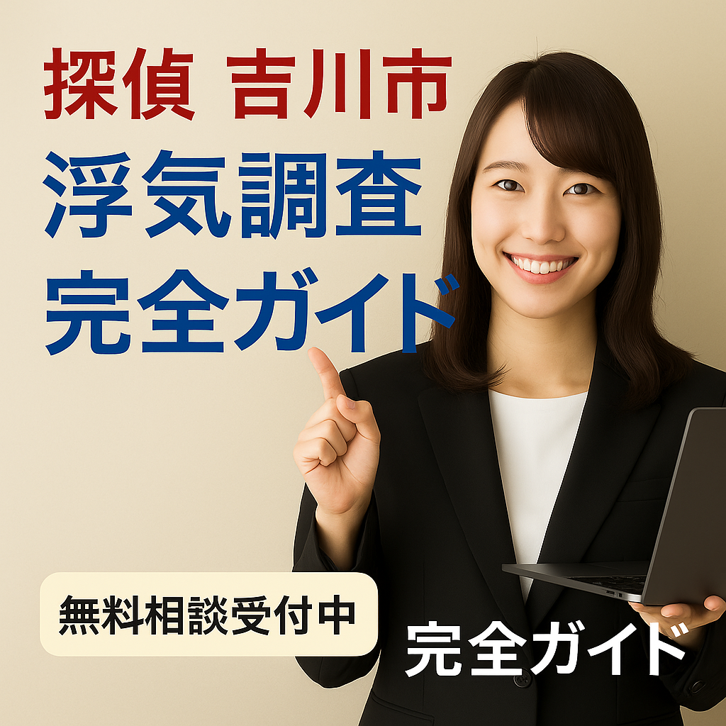 吉川市の浮気調査・探偵 対応エリア｜総合探偵社R.A.D