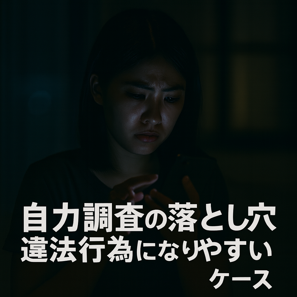 婚前調査報告書の作成